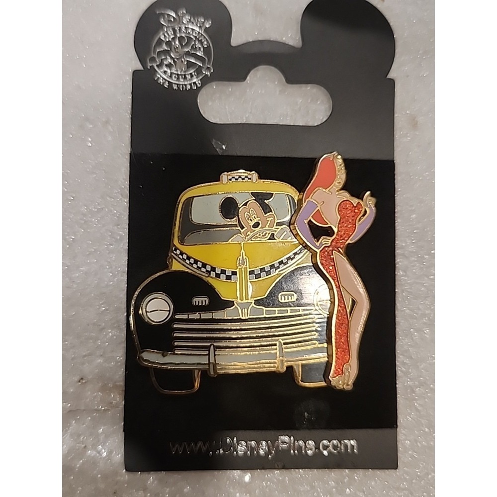Disney Jessica Rabbit Taxi Cab Mickey New York City Driver WOD NYC '07 Pin 52911